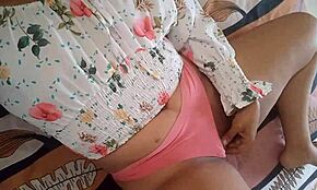 Horny brunette gives pleasure in real homemade amateur sex