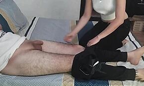 I suck the teacher's whole dick so my stepson passes the class