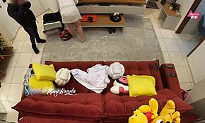 Thai Kasada Lets Delivery Man Fuck Her Big Tits On Sofa