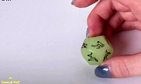 two skinny girls with long hair kiss and perform cunilingus