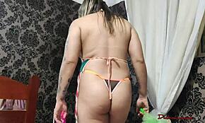 Angry Maid Waits For Big Dick Payment From Barbie Fit