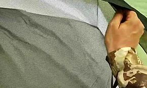 Intense Morning Sex Camping POV With Risky Outdoor Fucking