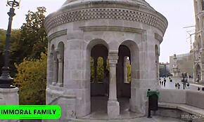 Ginger goddess Berta Lusty plots creamy revenge in castle district threesome 😈🍶