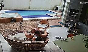 Exposed camera images show photographer fucking his friend's wife model in intense session