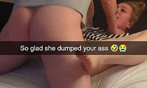 College milf's first Tinder date gone wild with ex's friend