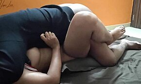 Young asian babe gets fucked by stepbrother