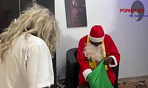 santa's gift came early this year, surprising everyone in the neighborhood