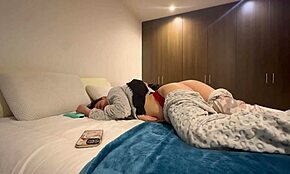 Husband's Employee Licks Wife's Pussy and Grinds Ass at Night!