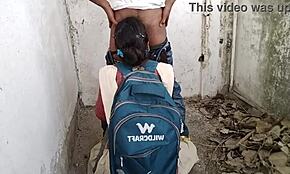 Indian village desi school girl fucks boyfriend in quickie