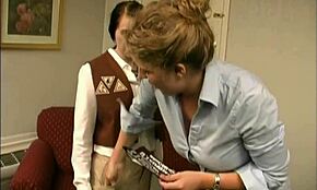 Samara Mae receives bare ass spanking from girl scout roleplay