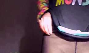 bonneyuwu in pajamas masturbates with dildo and plush