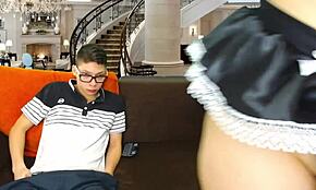 I ate my neighbor's cock shyly