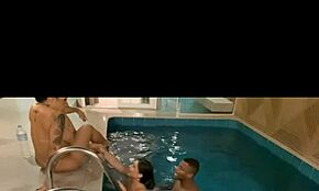 Orgasmic Pool Orgy With Wet Pussy And Big Clit In The Water