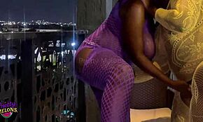 ⭐️ exclusive full video two horny lesbian teen 18+s finger each other outside on the balcony until squirting