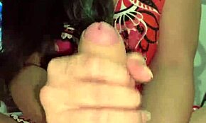 novinha in pink outfit matching wellington prado's big cock for a handjob