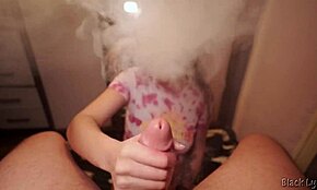 black lynn blowjob pov