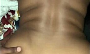 bbw ebony wife cheats with big booty, rides dick and takes backshots till cum covers her ass 😈🍑