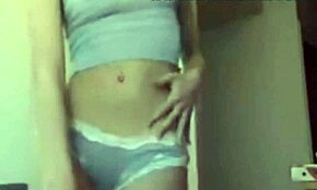 Gorgeous Italian Teen Teases With Hairy Cock Blowjob