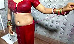 Hey, check this Indian Bengali baudi girl fingering solo in a steamy shower!