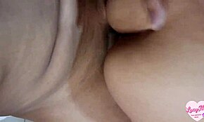 La novia puta de mi amigo folla y traga semen grabado