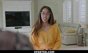 Asian Foster Trained to Serve Her Parents' Needs in Group Sex