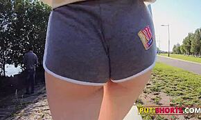 amateur beach pickup ends with rough ass fucking