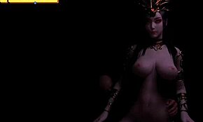 hentai 3d medusa queen seduces for a wild threesome adventure