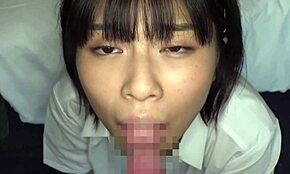 Tanned Stray Girl Lost Keeps Staring at Us