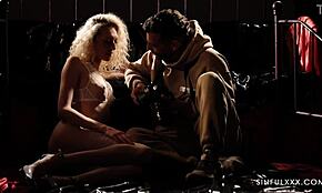 Sinfulxxx pornstar in stockings gets big cock masturbation leading to cumshot