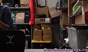 Real shoplifter gets caught in the act