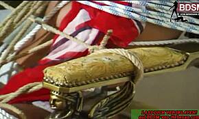 Deutsche devote sklavin trying bondage in bdsm session