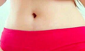 Stripper shows off big bare breasts in bikini in hotel room - depravedminx