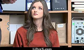 Only Way Out For Burglar In Police Custody