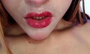 Bold Moves as São Paulo Mistress Covers Face in Cum.