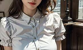 3D 动画 hentai 亚洲模特在大豪宅挑逗