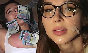 绝望学生为钱投入狂野射精挑战。