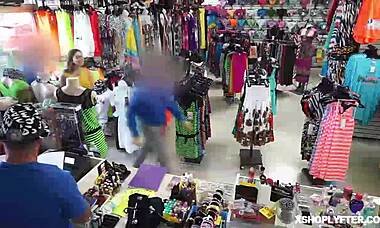 Emma Hix Caught Stealing, Fucked by Officer in Charge