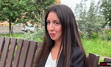 Public Agent Pickup: Fucked Business Woman for Cash in Outdoor Deal.