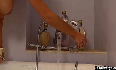 My girlfriend spied on me as i fucked my ass with my dildo