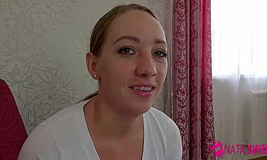 omg i saw n sucked a huge dick first time, got facial - nata sweet