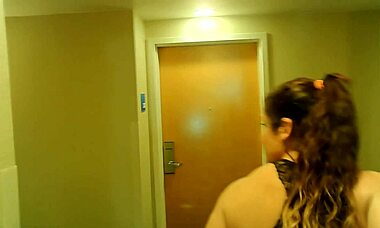 Wife Blows Hotel Manager - Shameful Cumwalk