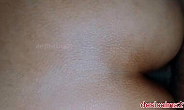 desi indian college girl experiences first anal in homemade video