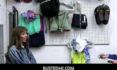 big ass blonde teen gets strip searched and fucked by officer tommy king