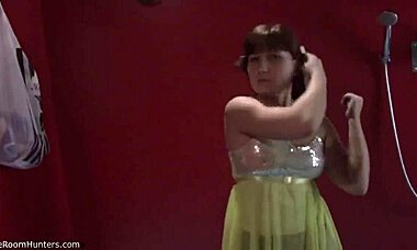 Busty Babe Caught on Hidden Cam Changing