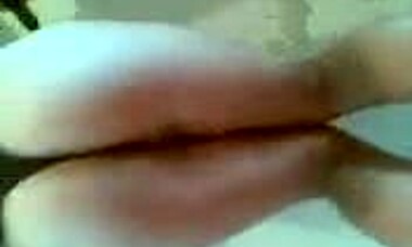 slutty girl masturbates her asshole with a toy