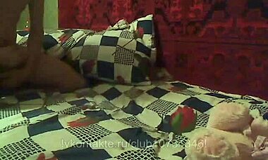 cute teen 18+ couple enjoys oral and fucking in bed