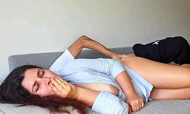 Shocking Stepson Creampies Stepmom Mistaking Her for Resting Wife