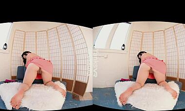 Yanks Amateur Hope Gold Cumming In Virtual Reality