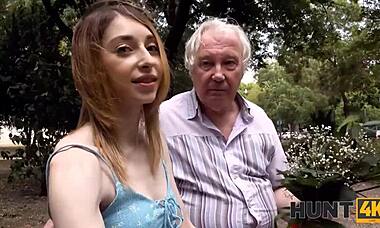 Hunter nails tight vagina while boyfriend watches every intense move. It's a wild cuckold scene with cash involved.