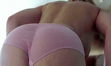 in the ghetto, a sexy naked girl finds happiness through solo masturbation with dildo and toys